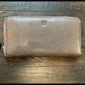 Kate Spade Rose Gold Sparkle Wallet